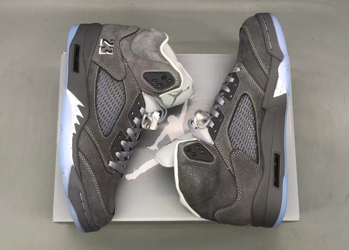 Air Jordan 5 Retro wolf Grey