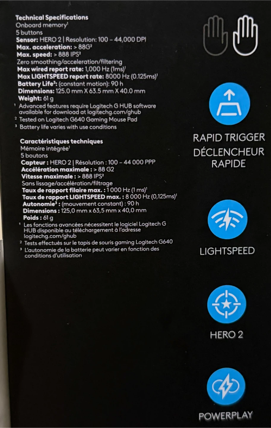 Logitech G PRO X SUPERLIGHT Wireless Gaming Mouse - photo 3