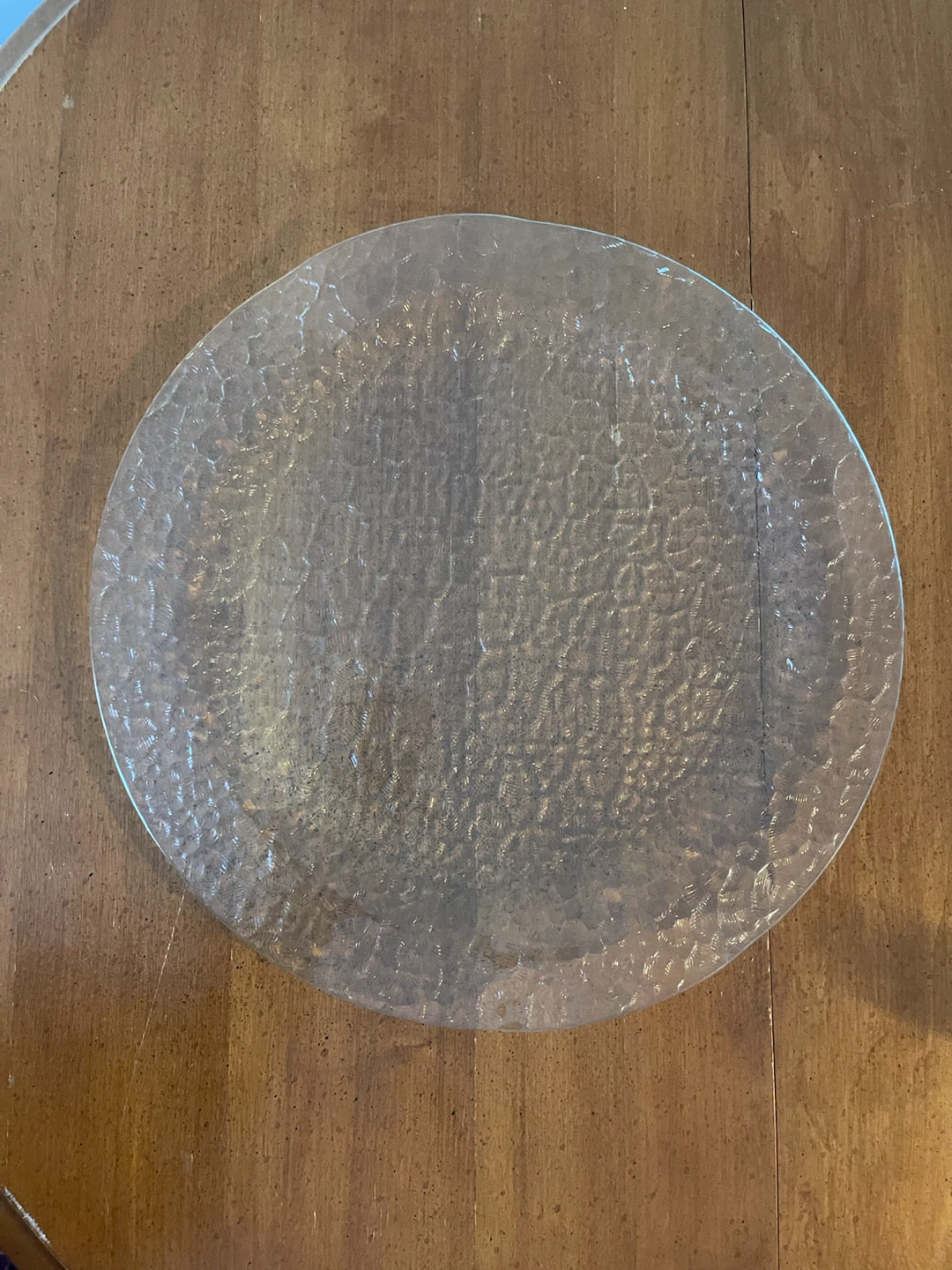 Textured Glass Platter - photo 2