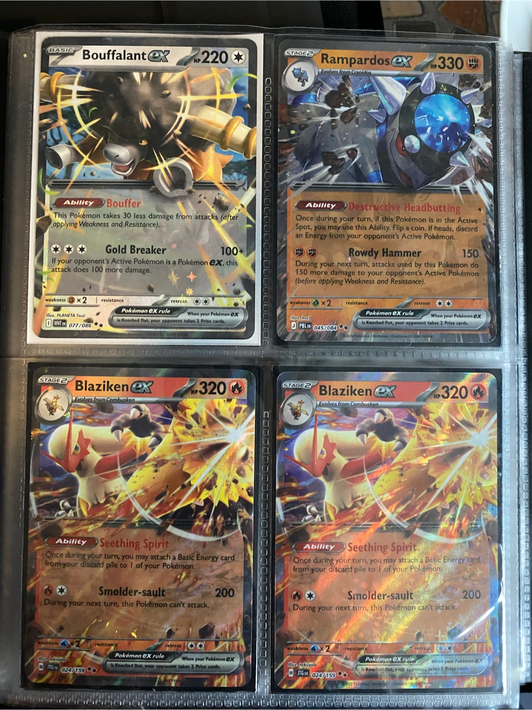 Ex, megas, GX and full art Pokemon (selling at market)