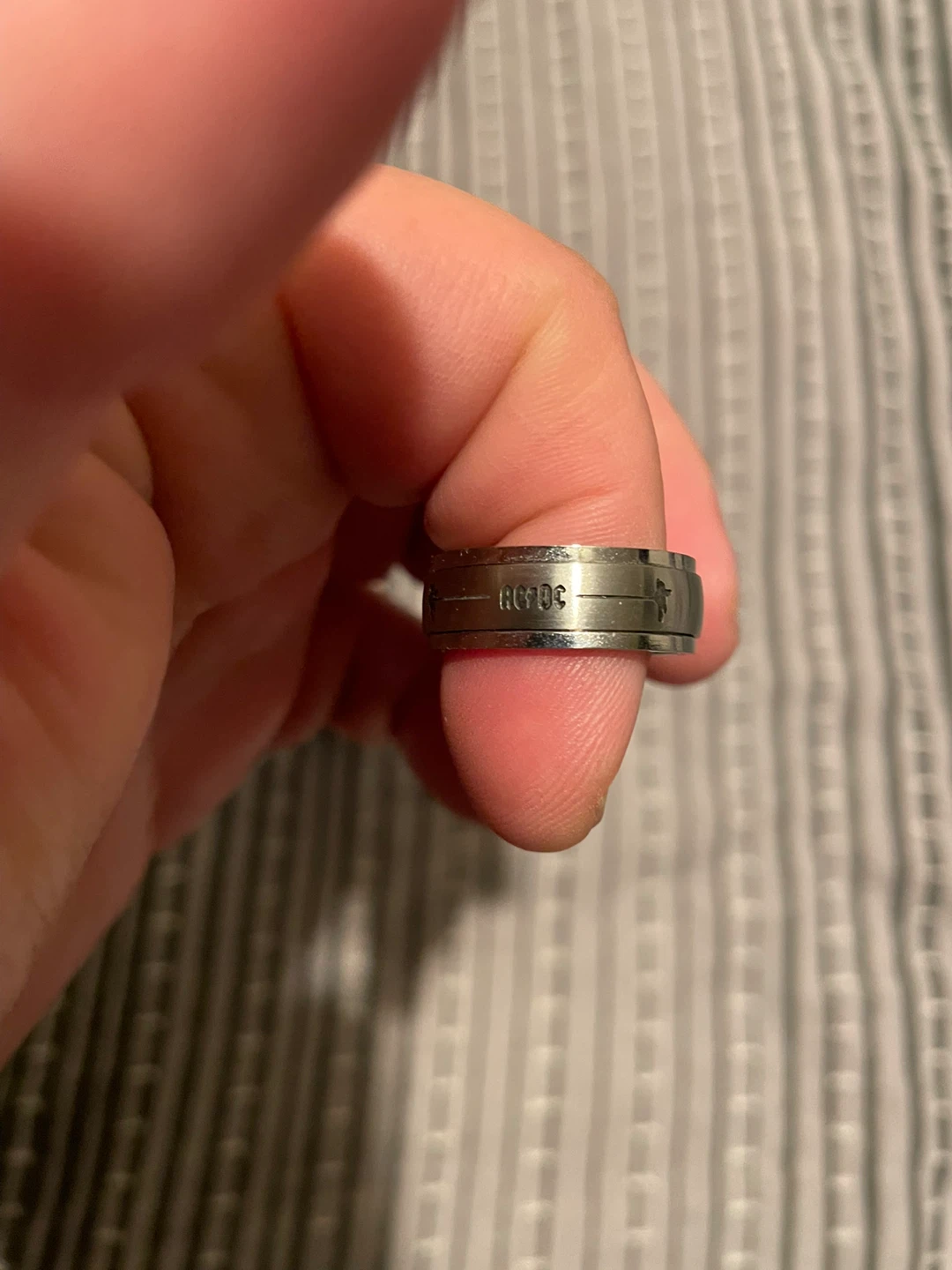 AC/DC Stainless Steel Tour Collection Stress Ring - photo 4