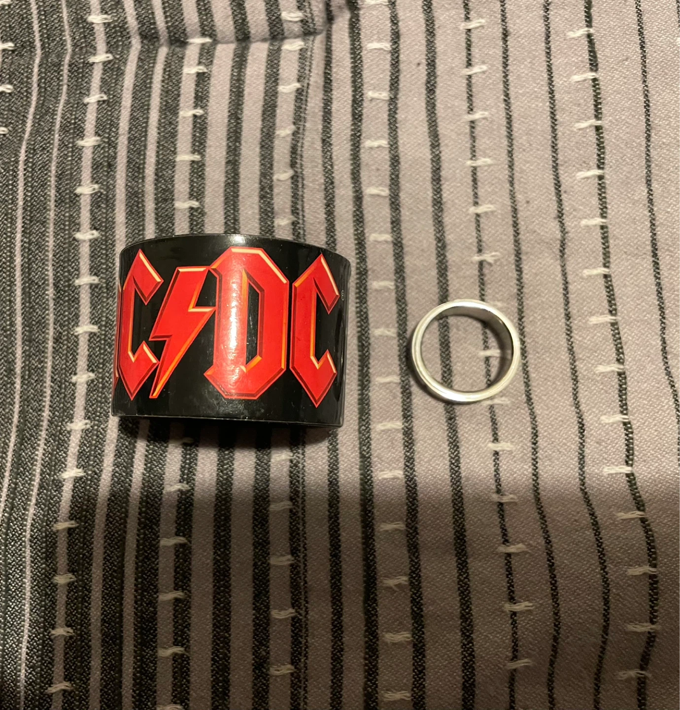 AC/DC Stainless Steel Tour Collection Stress Ring - photo 2