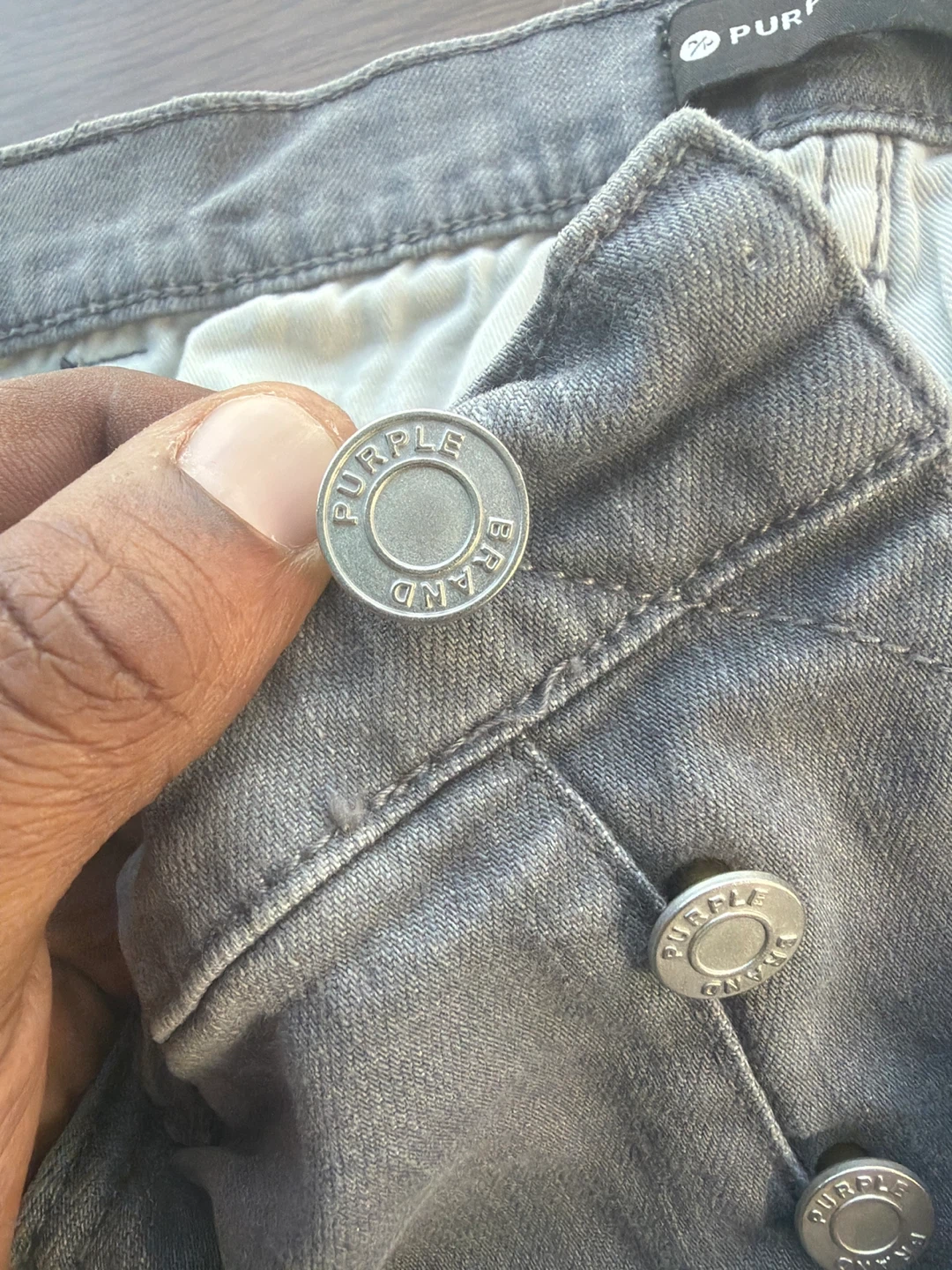 Purple Brand Men's Jeans Grey Style P001 - photo 5