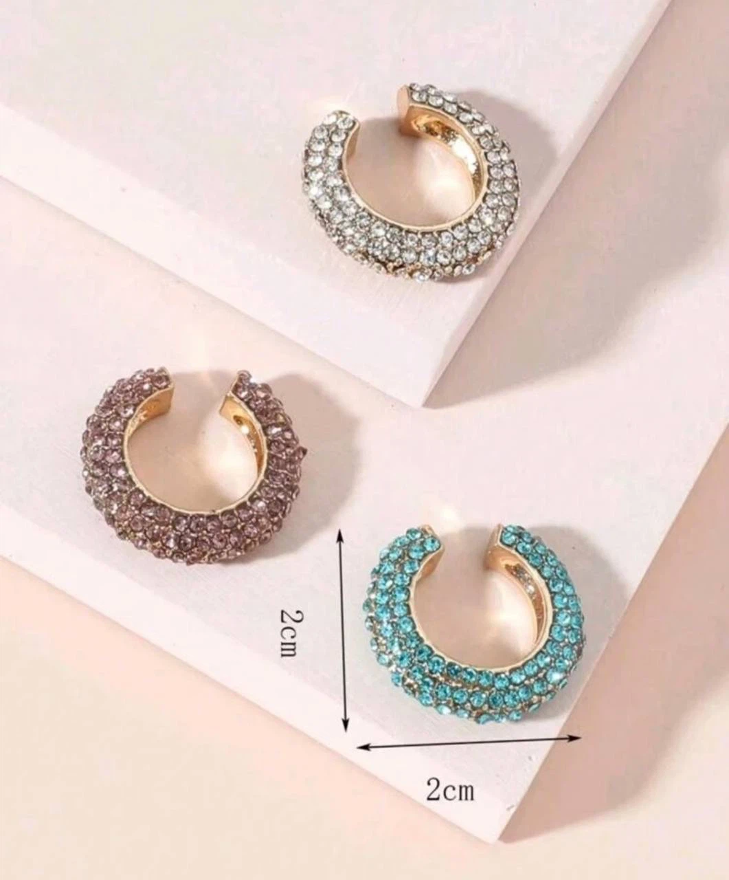 Rhinestone Ear Cuffs – Set of 10 - photo 3