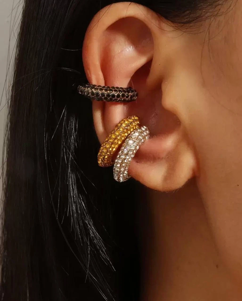 Rhinestone Ear Cuffs – Set of 10 - photo 5