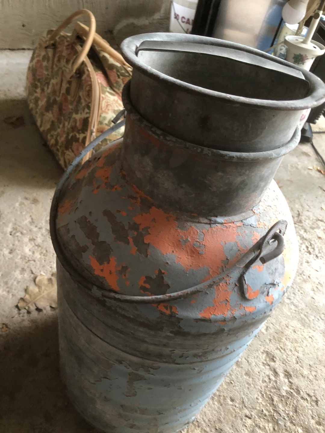 Vintage 5 Gallon Metal Milk Can - photo 5