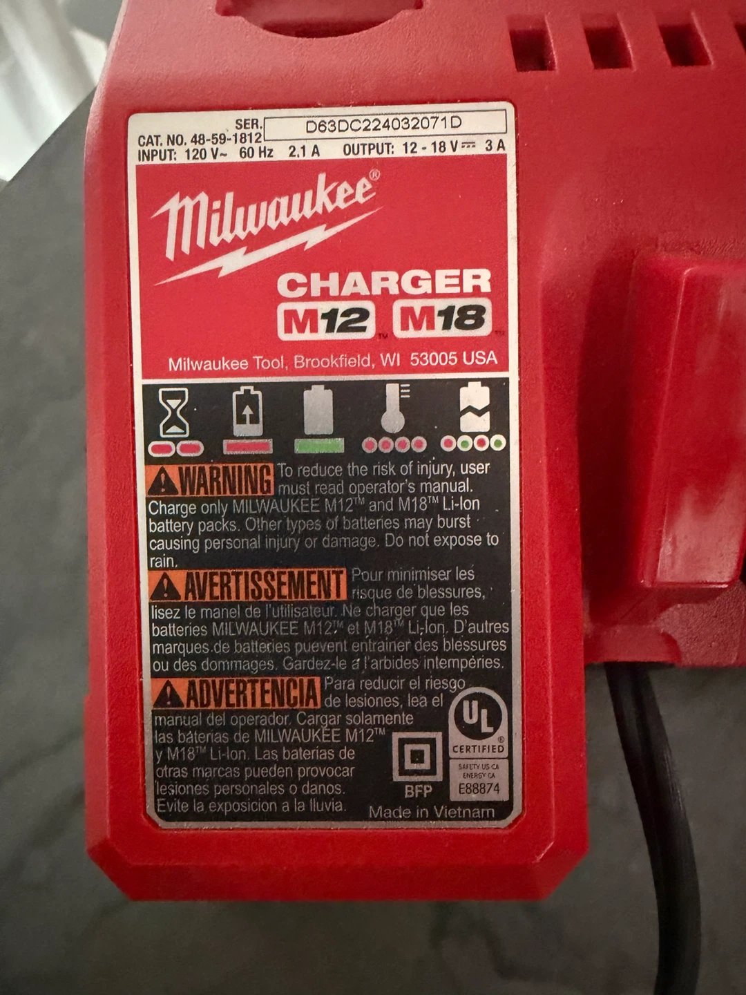 Milwaukee M18 FUEL 1/2" High Torque Impact Wrench Tool Only - photo 4