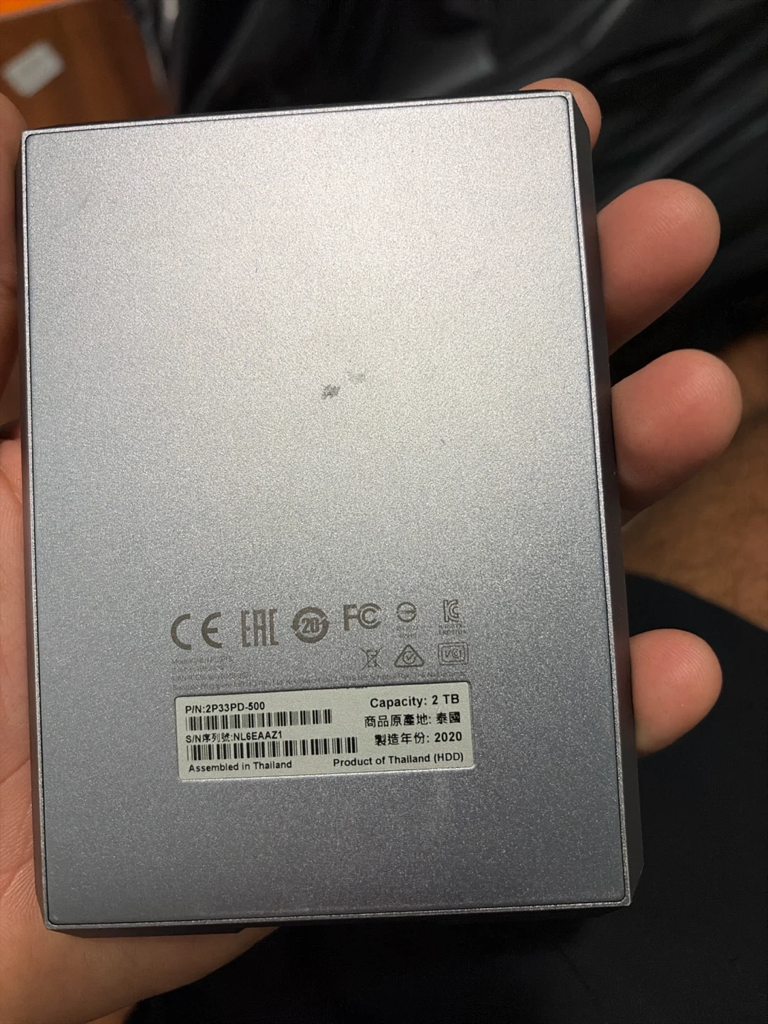 LACIE 2TB Portable External Hard Drive - photo 2