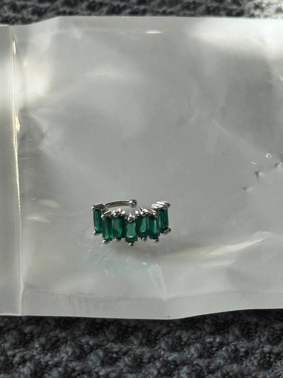 Rhinestone & Pearl Ear Cuff Set – 3 Pieces - photo 4