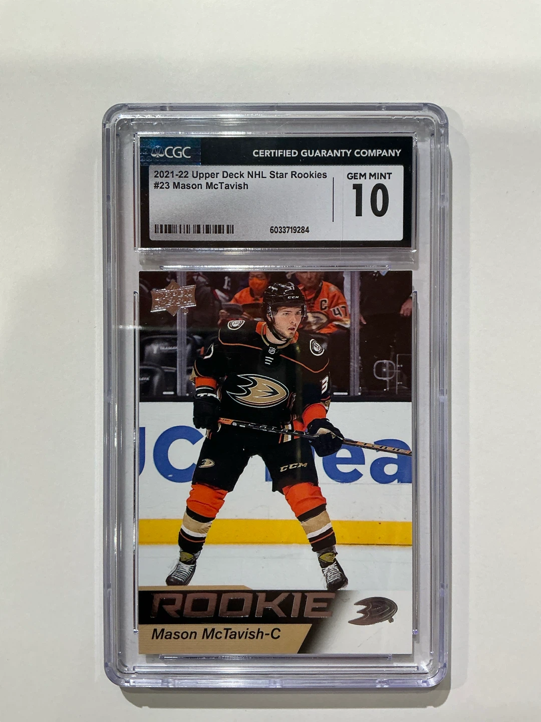 2021-22 Upper Deck NHL Star Rookies Mason McTavish Rookie Card