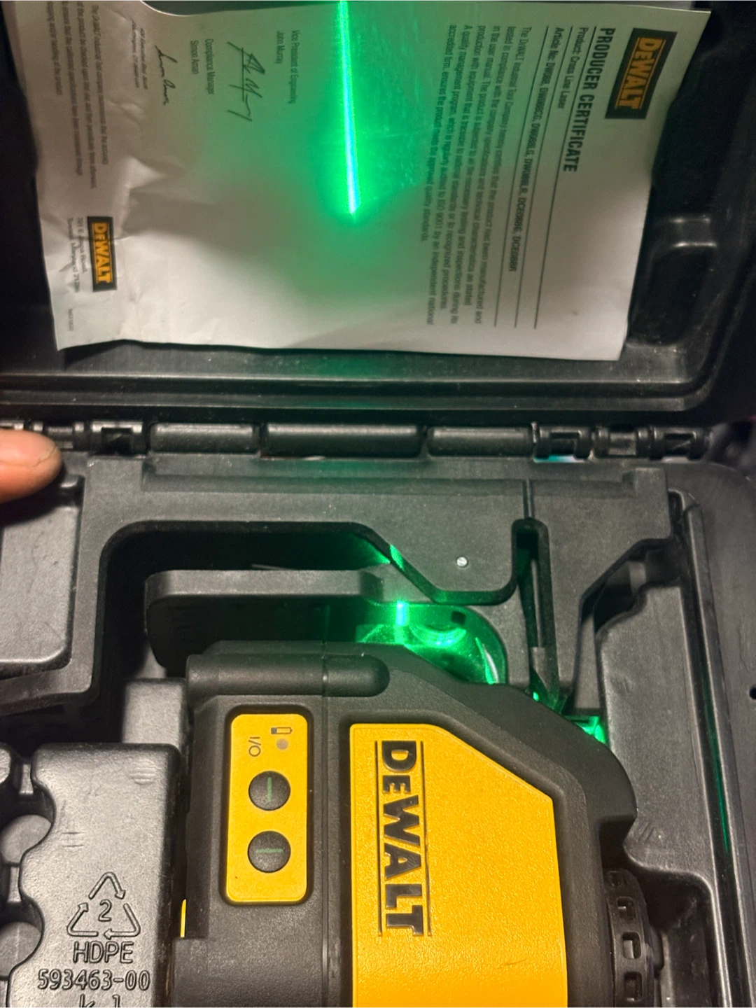 DEWALT Cross Line Laser
