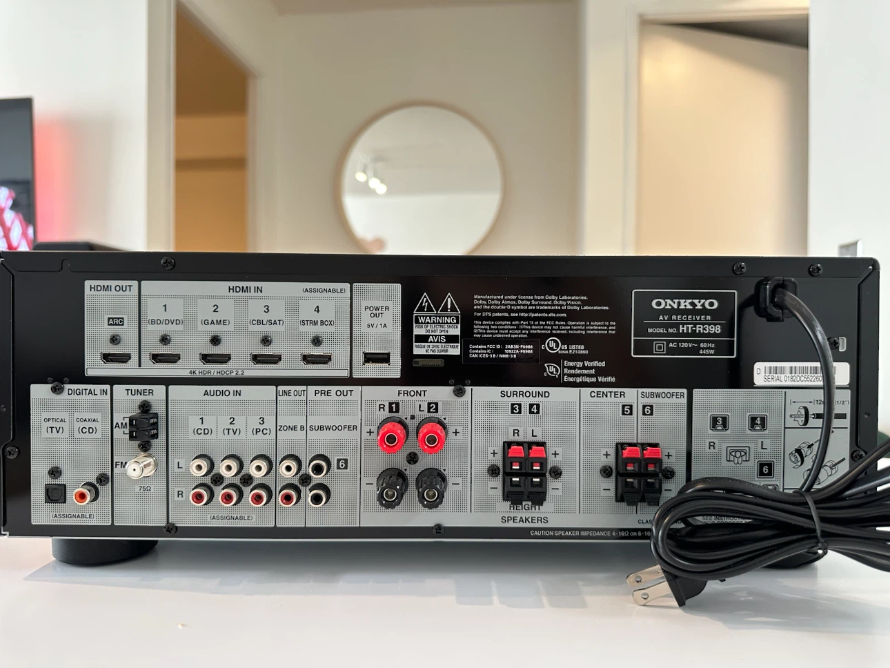 Onkyo HT-S3910 Receiver - photo 2