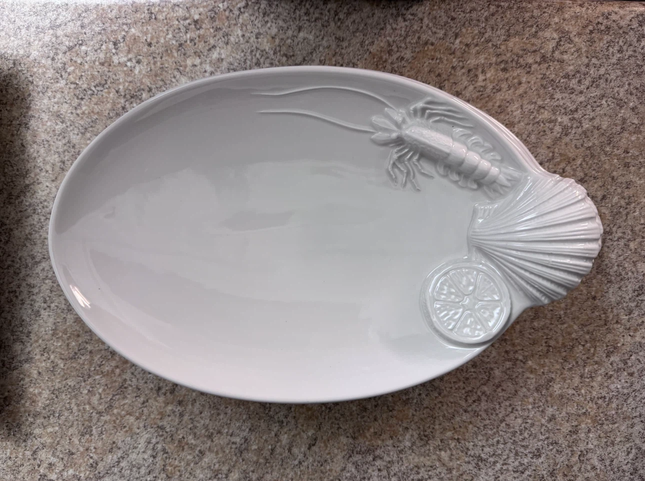 White Oval Platters - Set of 4 - Made In Italy