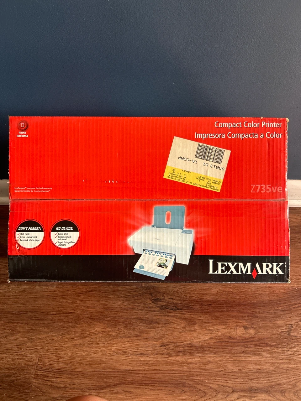 UNOPENED Lexmark Z735ve Compact Color Printer - photo 2
