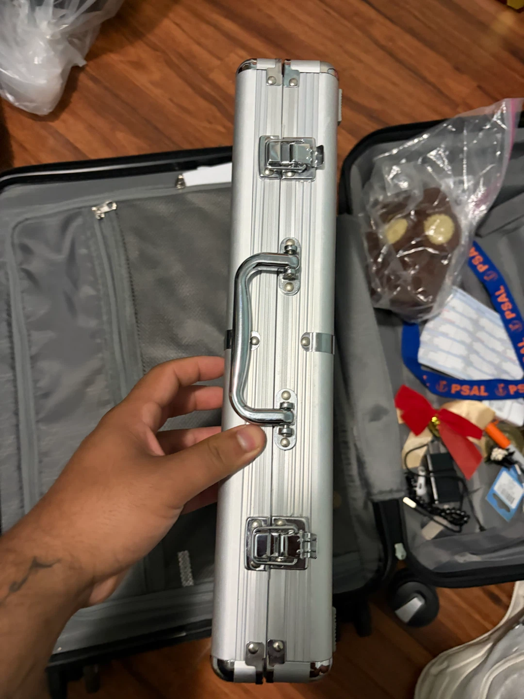 Silver Aluminum Briefcase/Case - photo 3