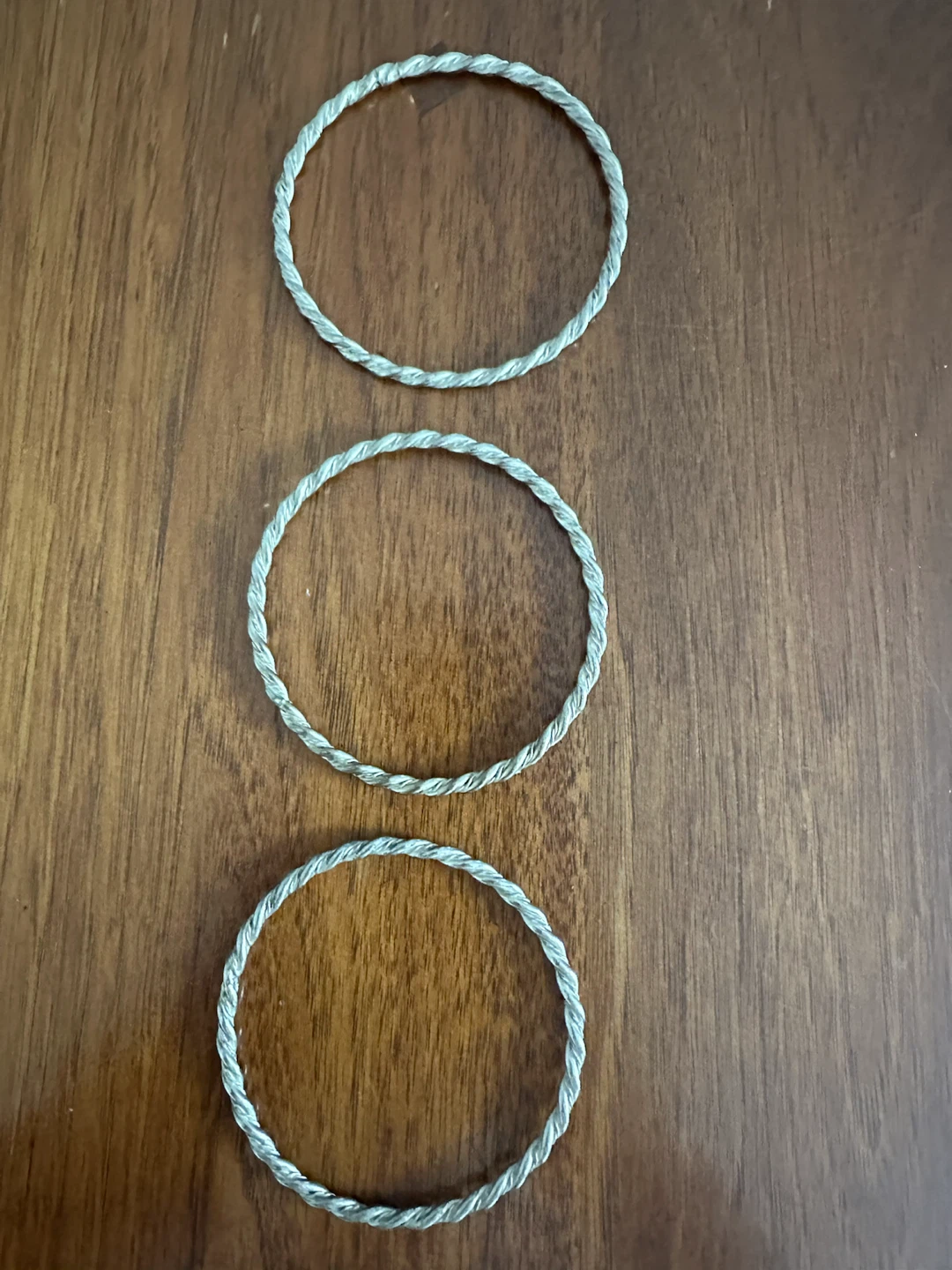 Twisted Metal Bangles - Set of 3 - photo 2