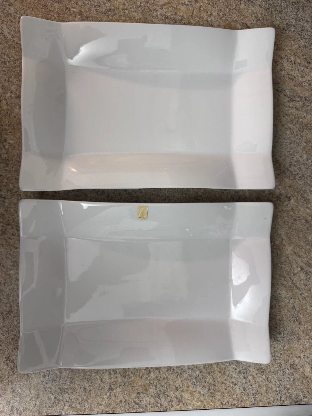 Verdici Design Rectangular Plates (Set of 2)