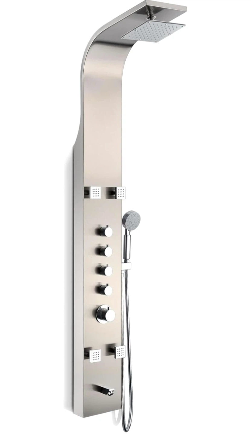 ANZZI Full Body Stainless Steel Shower Panel