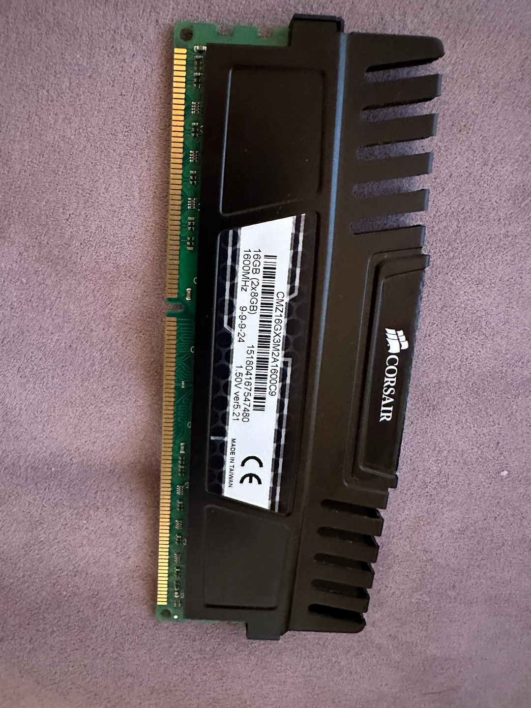 Corsair 16GB (2x8GB) DDR3 RAM 1600MHz