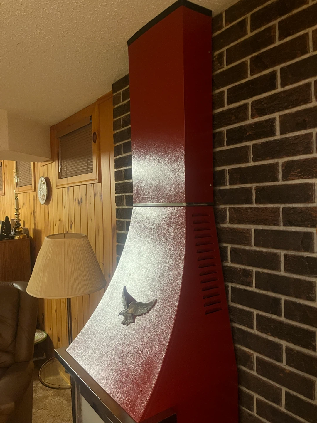 Retro Red Hunter Gas Fireplace Heater - photo 4