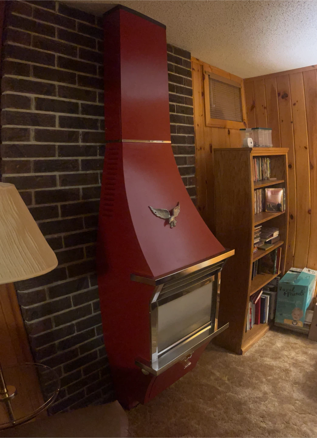 Retro Red Hunter Gas Fireplace Heater - photo 5