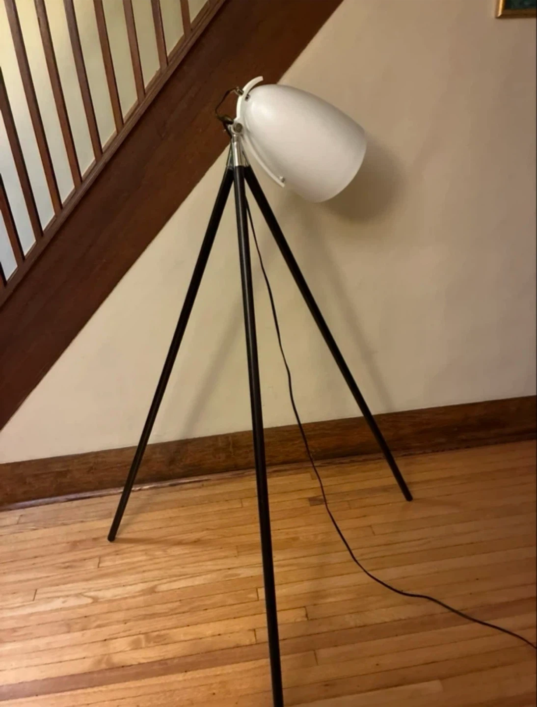 Modern Stylish Tripod Floor Lamp White Donlands Oco - photo 2