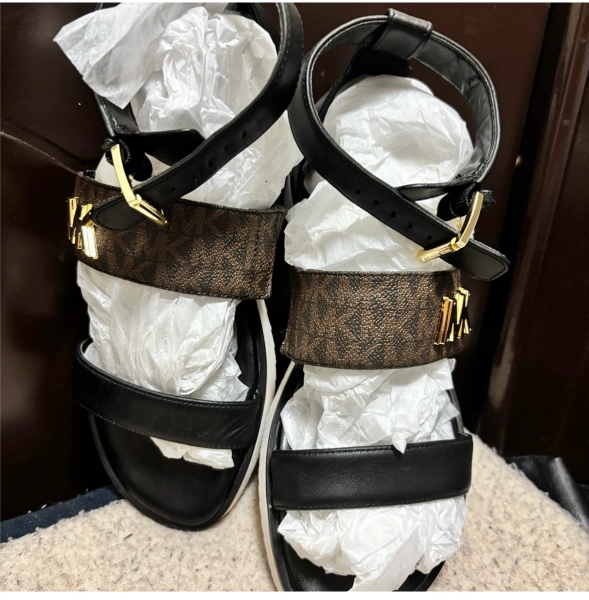 Michael Kors MK Logo Strap Sandals - photo 2