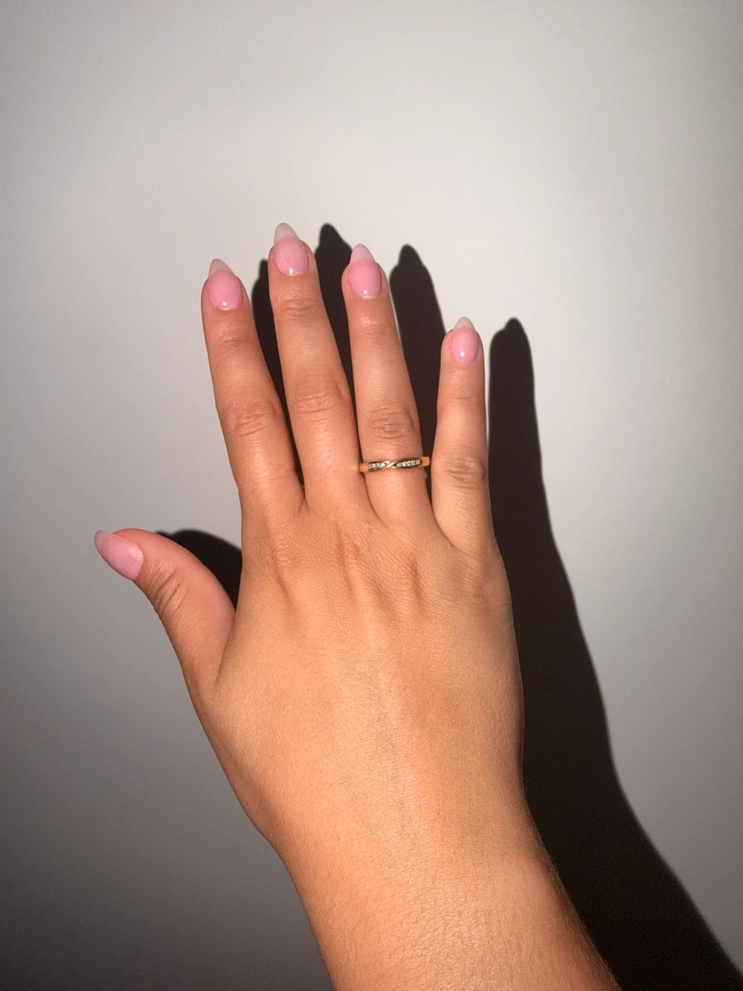 💍 Michael Hill 14K Gold Diamond Crossover Wedding Band - photo 2
