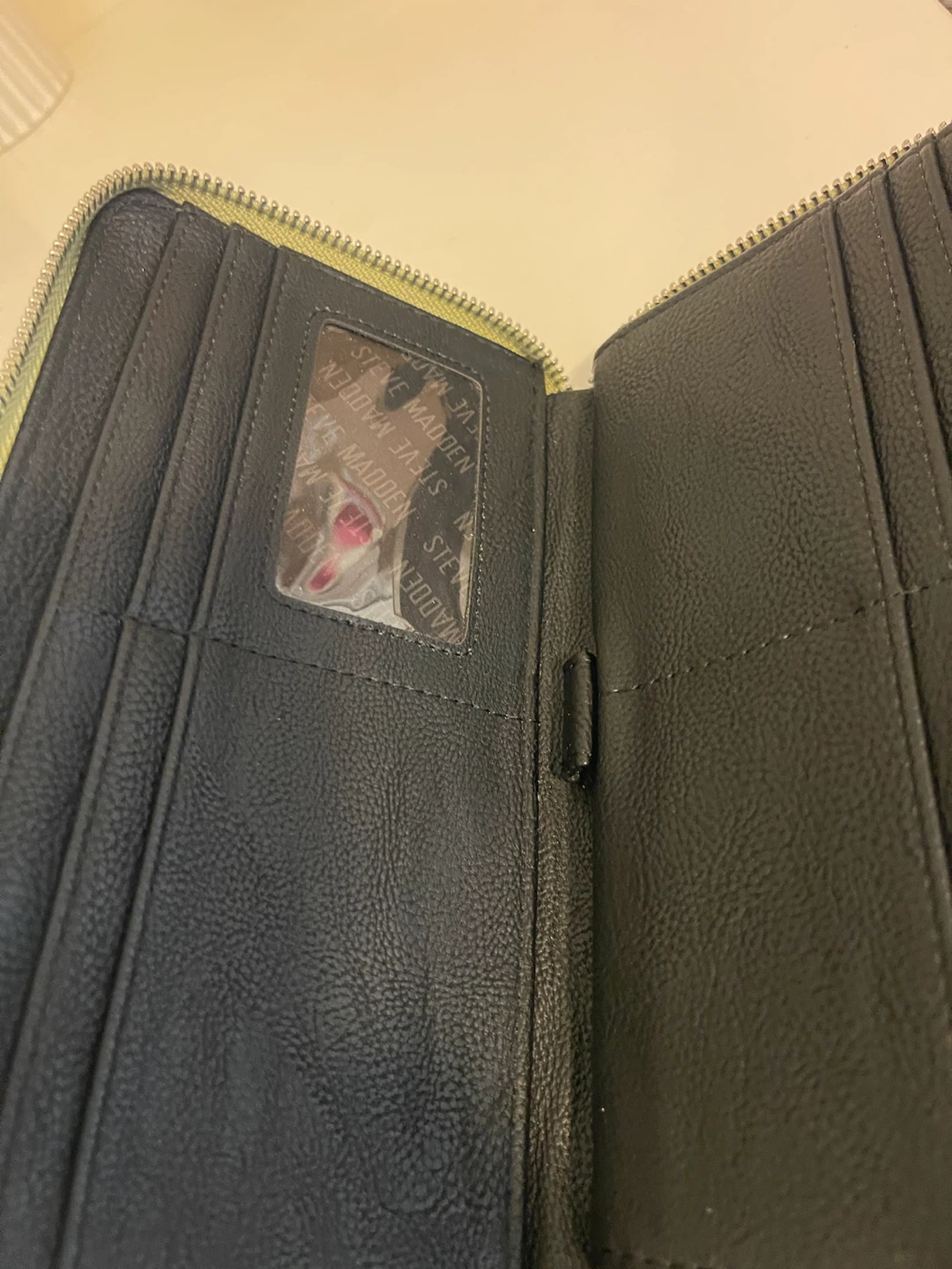 Steve Madden Zip Around Wallet - Light Green - photo 3