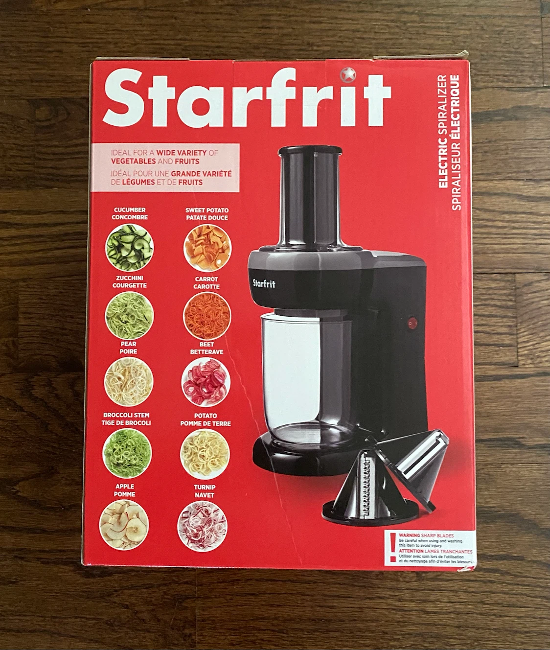 NEW Starfrit Rotato Express Electric Vegetable Fruit Spiralizer - photo 3