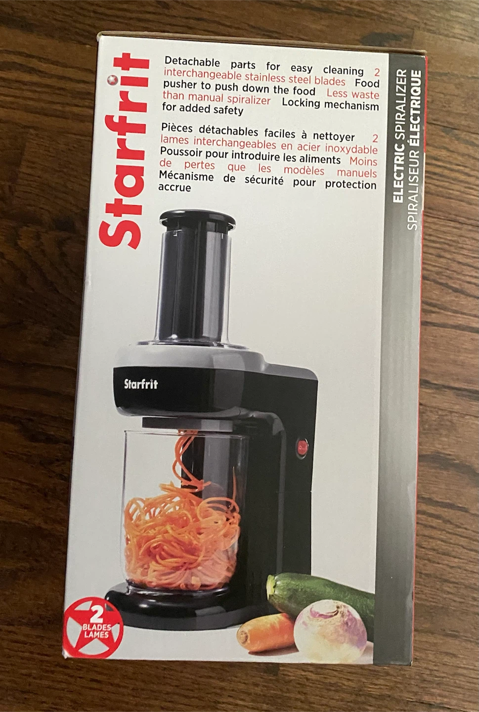 NEW Starfrit Rotato Express Electric Vegetable Fruit Spiralizer - photo 5