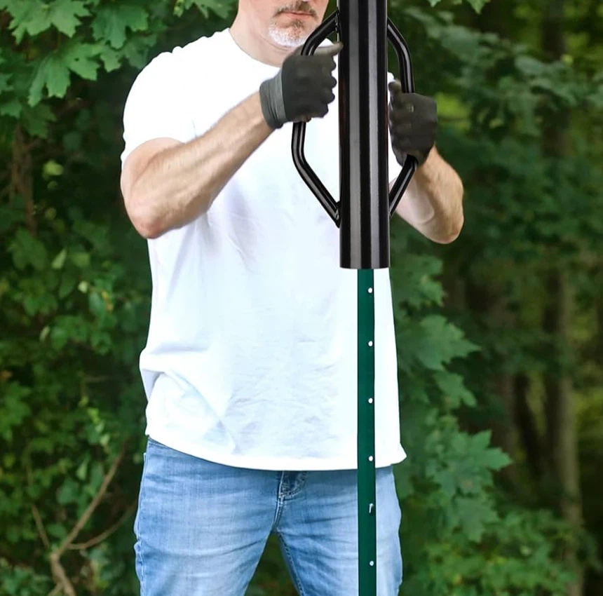 Fence Post Driver T Post Driver with Handle Metal - photo 4