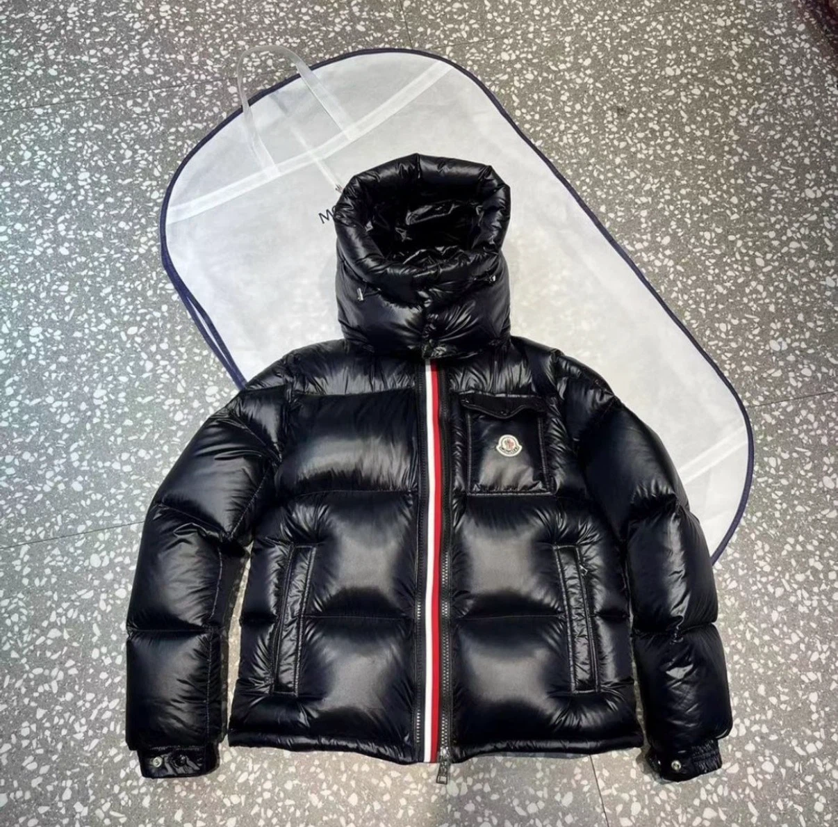 Moncler Black Down Puffer Jacket