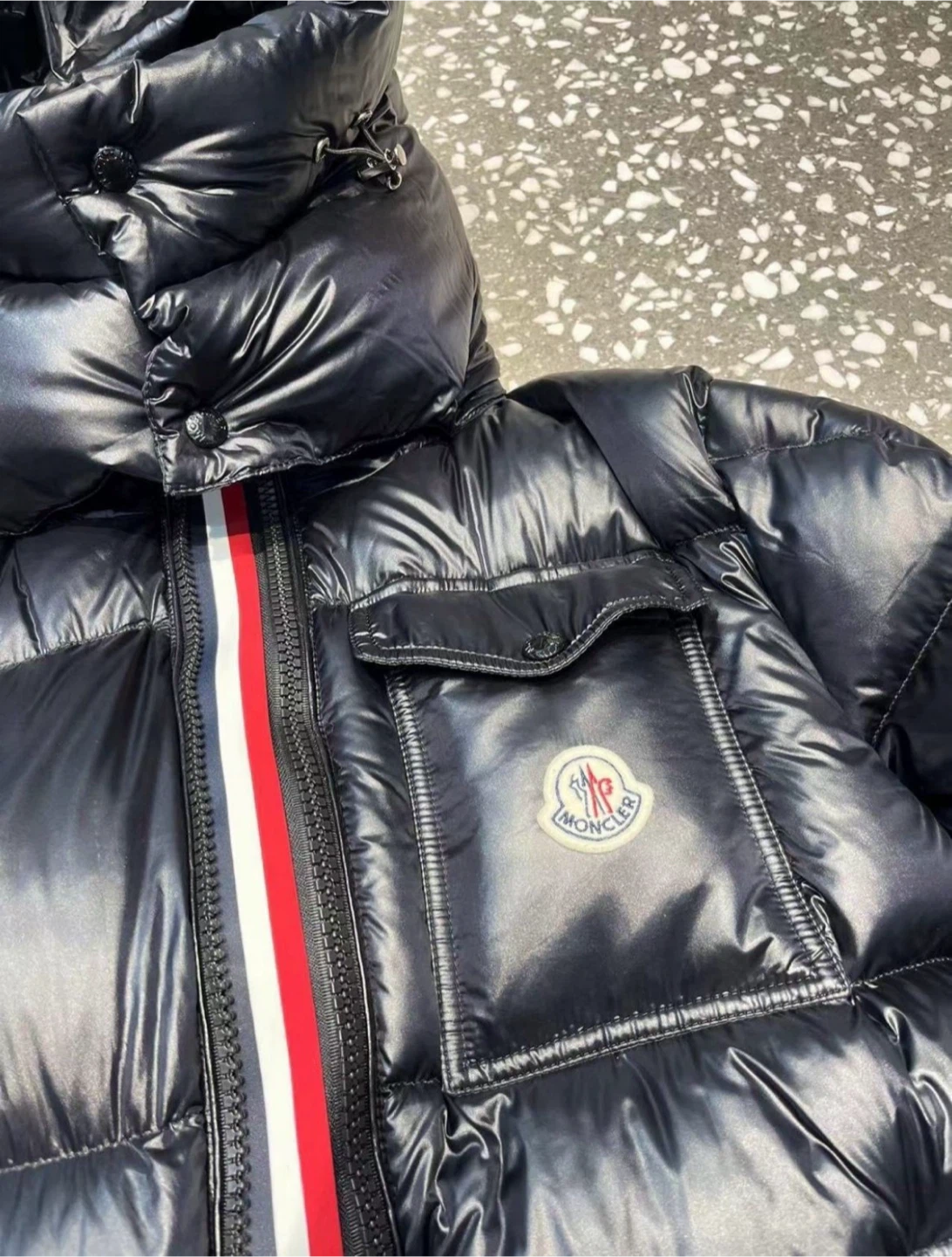 Moncler Black Down Puffer Jacket - photo 3