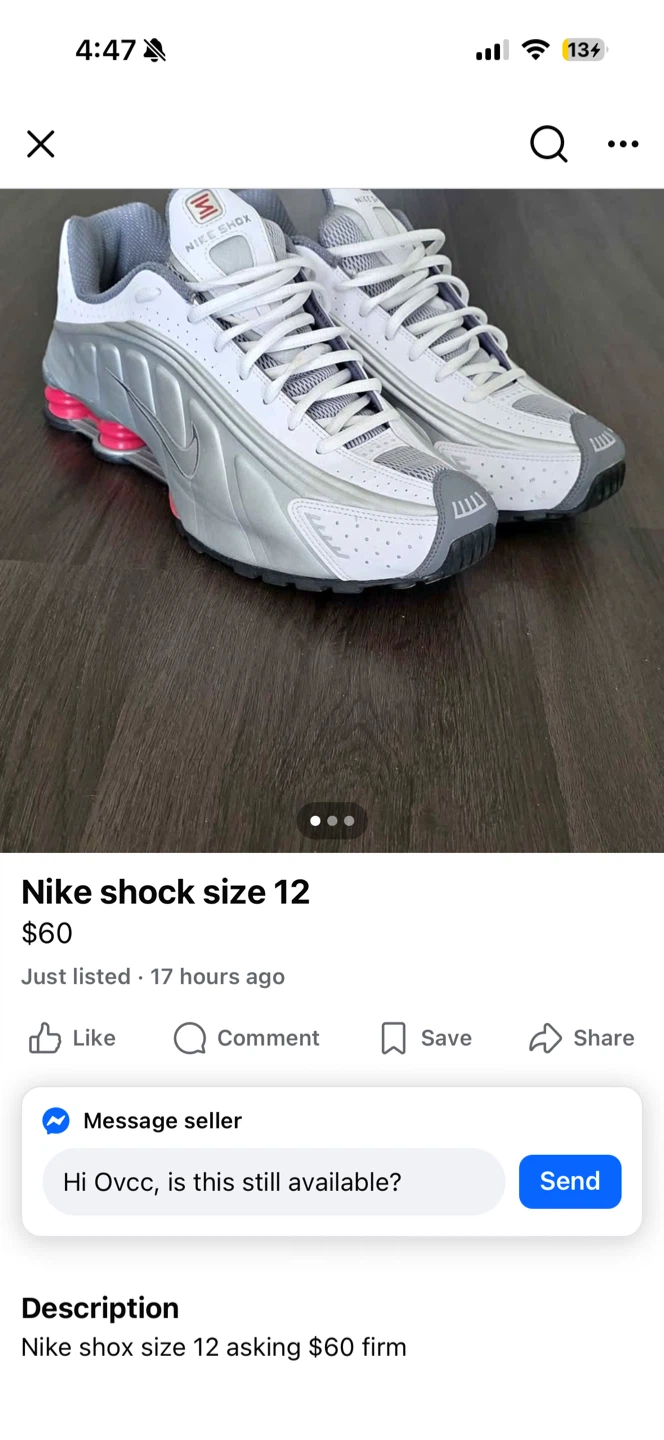 Nike Shox Size 12 Running Shoes - photo 3