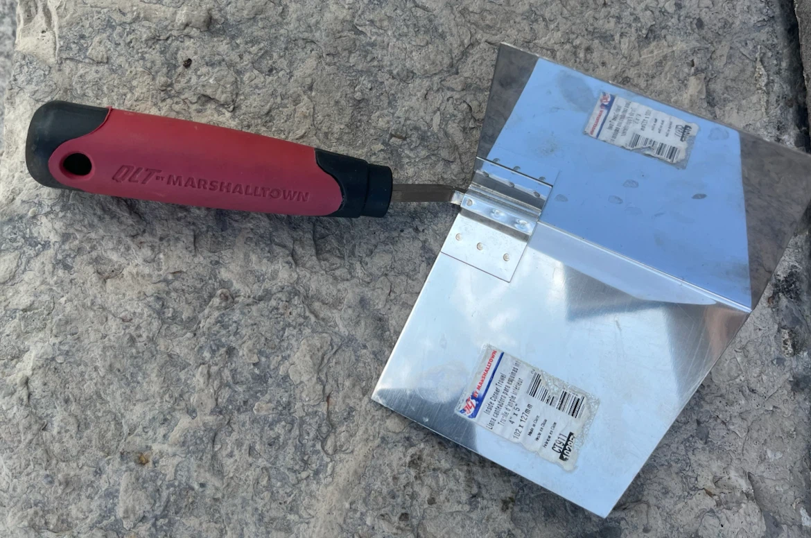 QLT by Marshalltown Inside Corner Trowel 4" x 5"