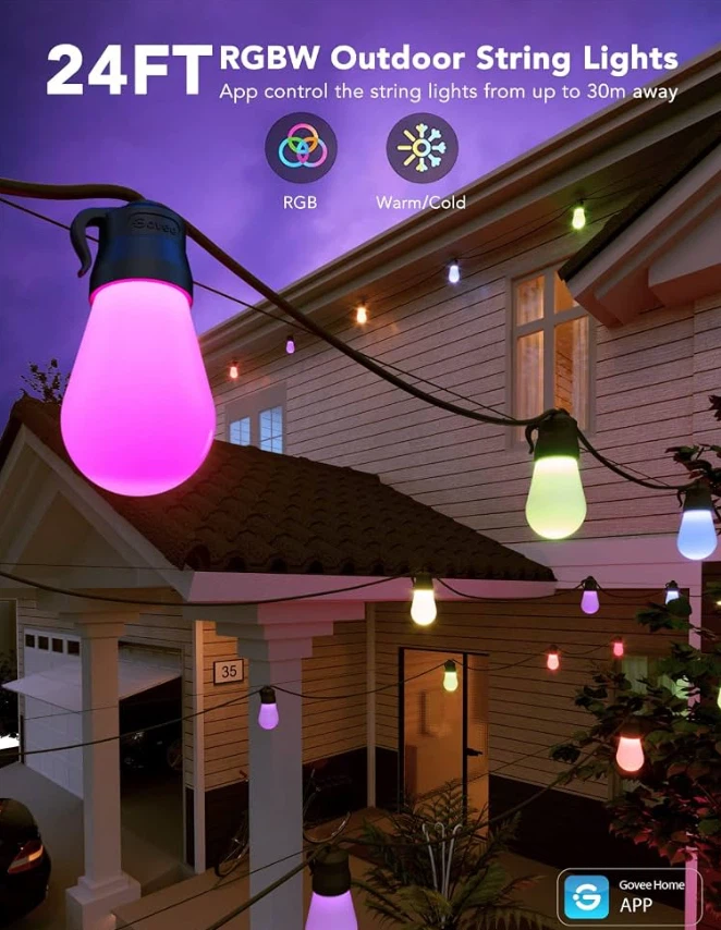 Govee RGBIC S14 Bulb String Lights - 24FT - photo 2