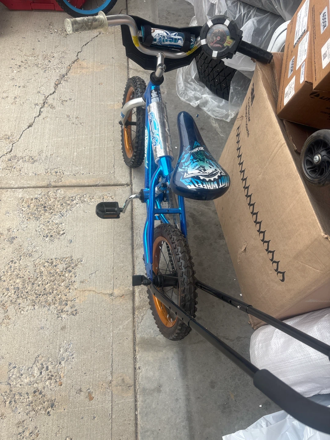 Hot Wheels Blue Kids Bike - photo 3