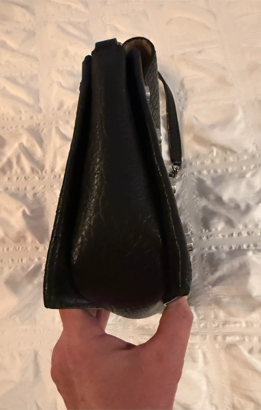 Jimmy Choo Black Leather Shoulder Bag - photo 4