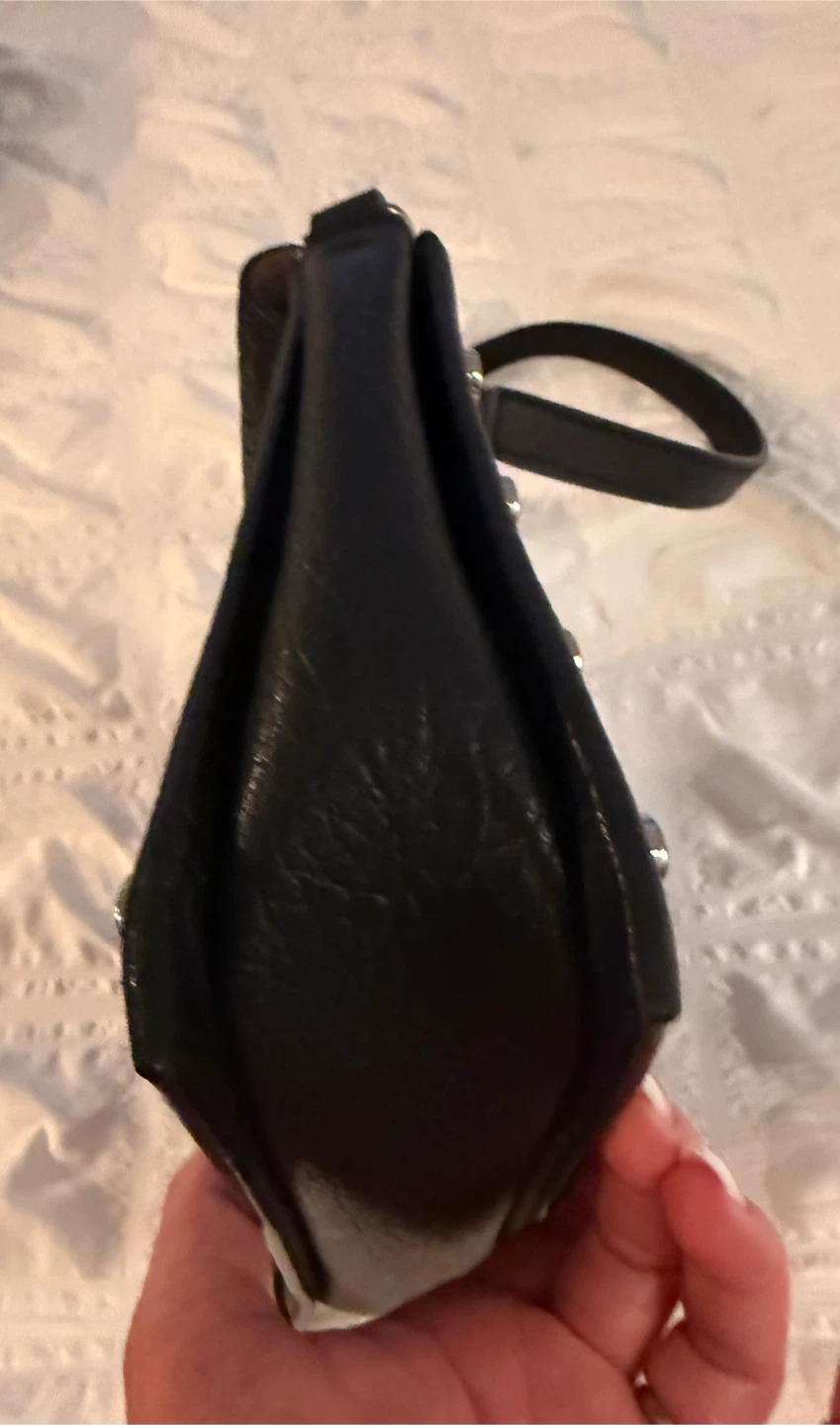 Jimmy Choo Black Leather Shoulder Bag - photo 5