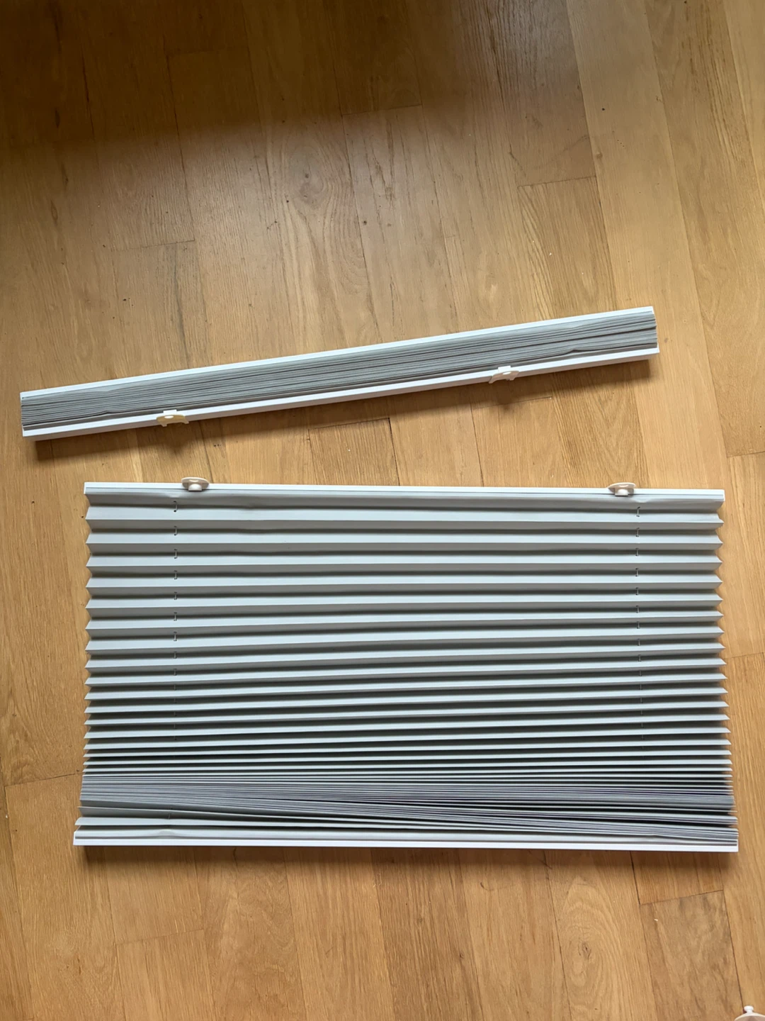 LazBlinds Cordless Pleated Shades – Set of 2 + 2 Free – Gray - photo 2