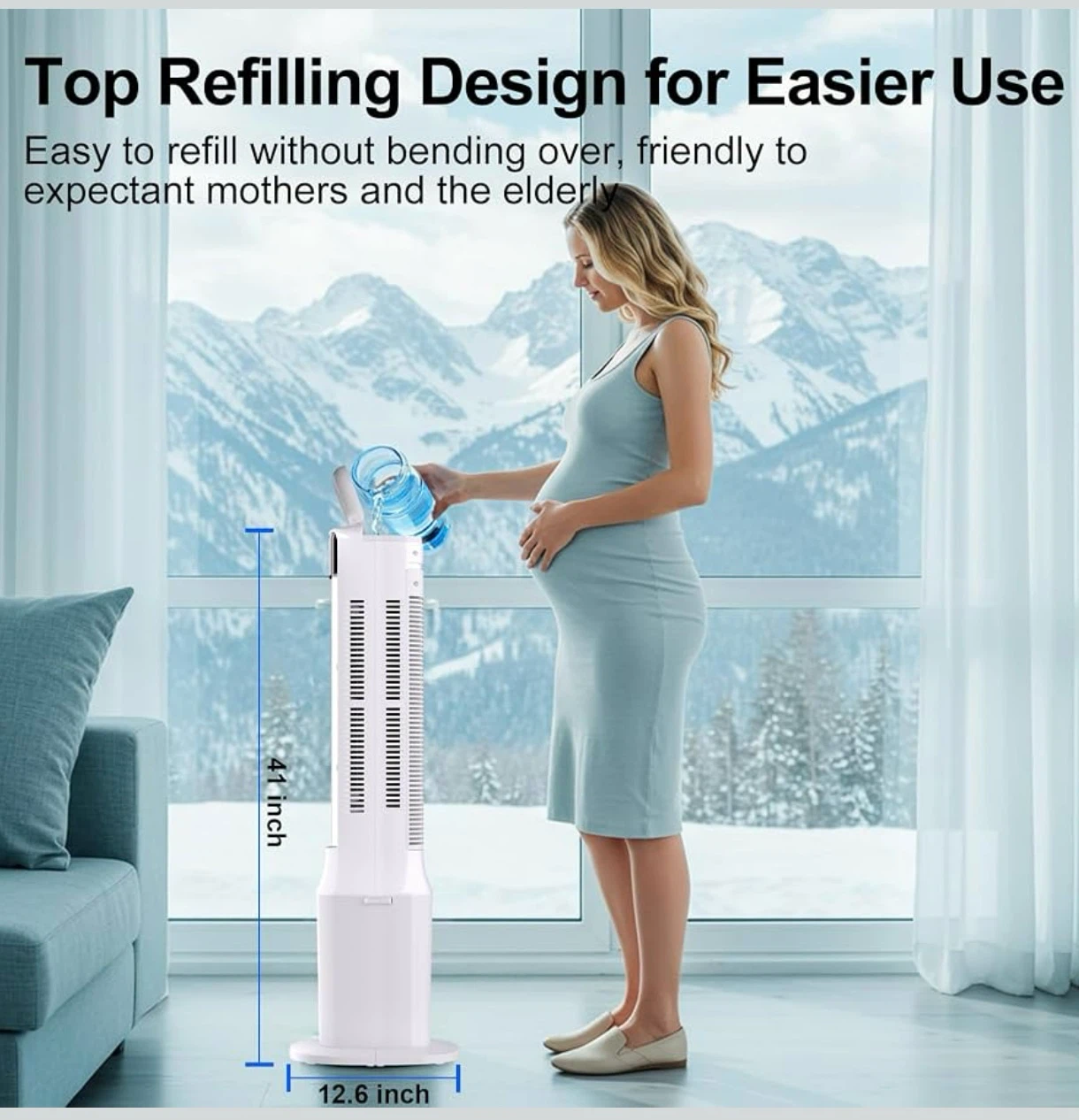 Uthfy 41" Portable Air Conditioners, 120° - photo 3