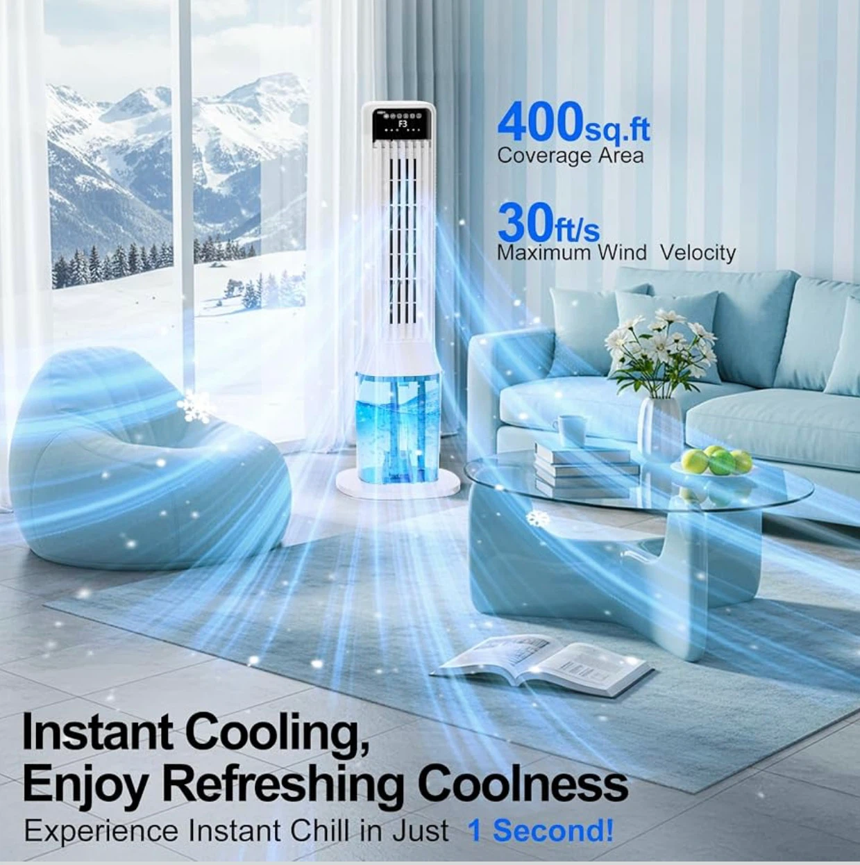 Uthfy 41" Portable Air Conditioners, 120° - photo 4