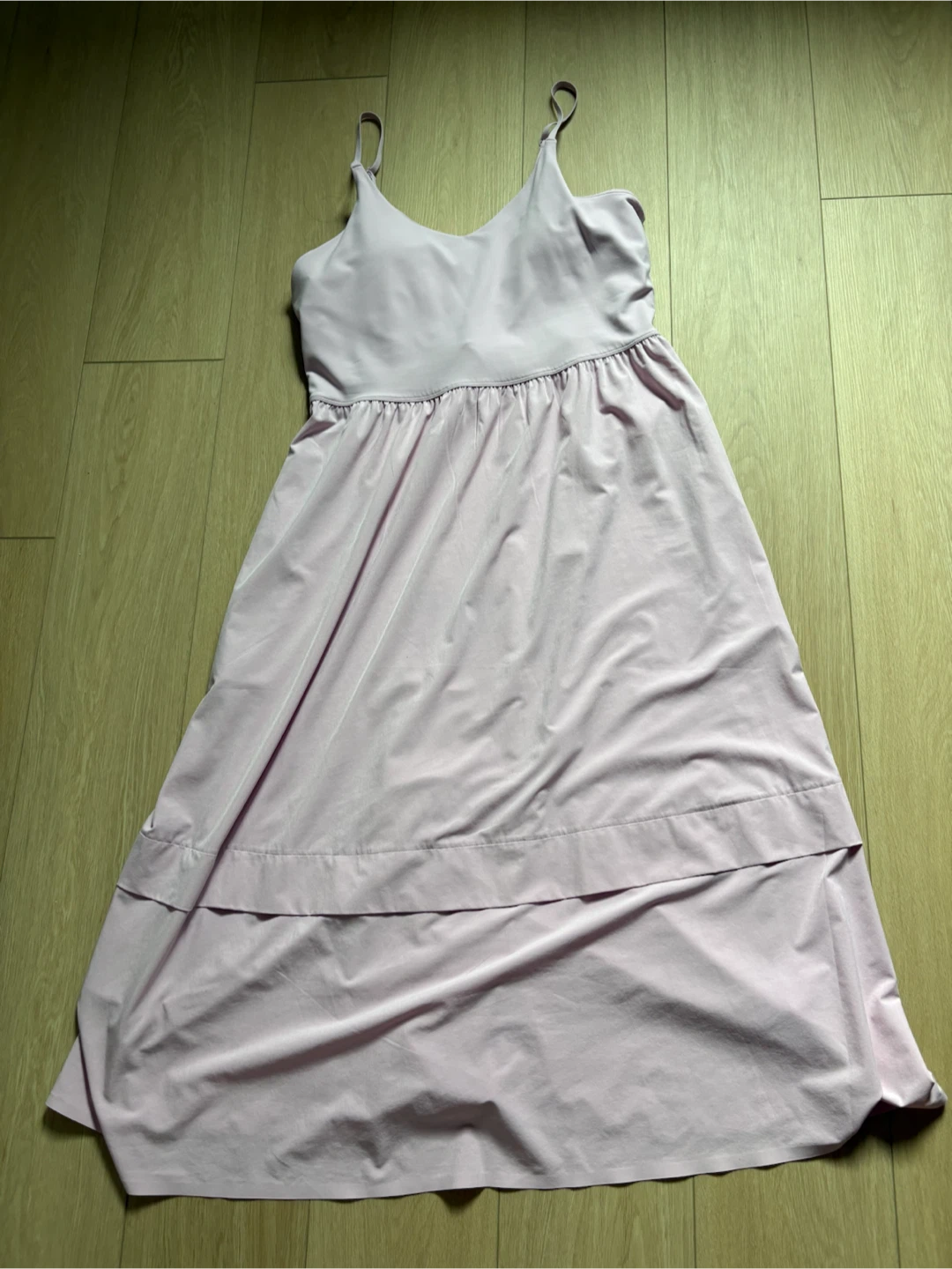 Athleta Pink Midi Dress large summer SPF pockets dress - photo 4