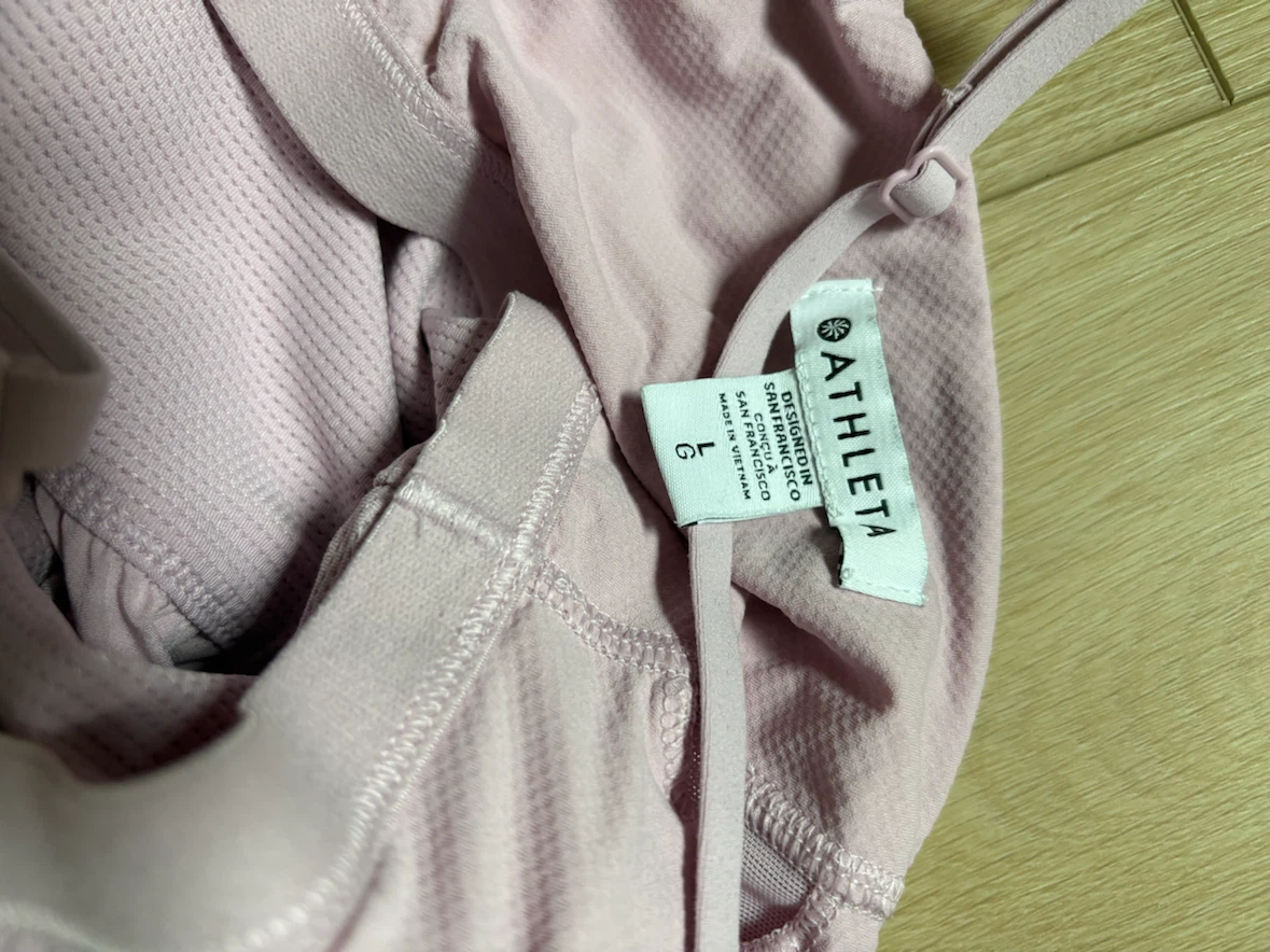 Athleta Pink Midi Dress large summer SPF pockets dress - photo 5