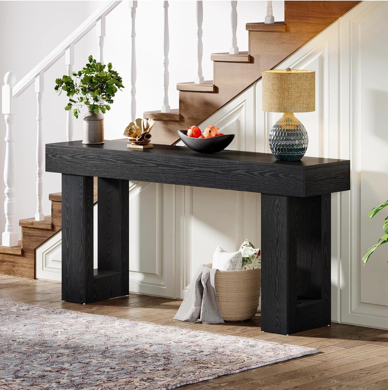 Modern Black Console Table - photo 3