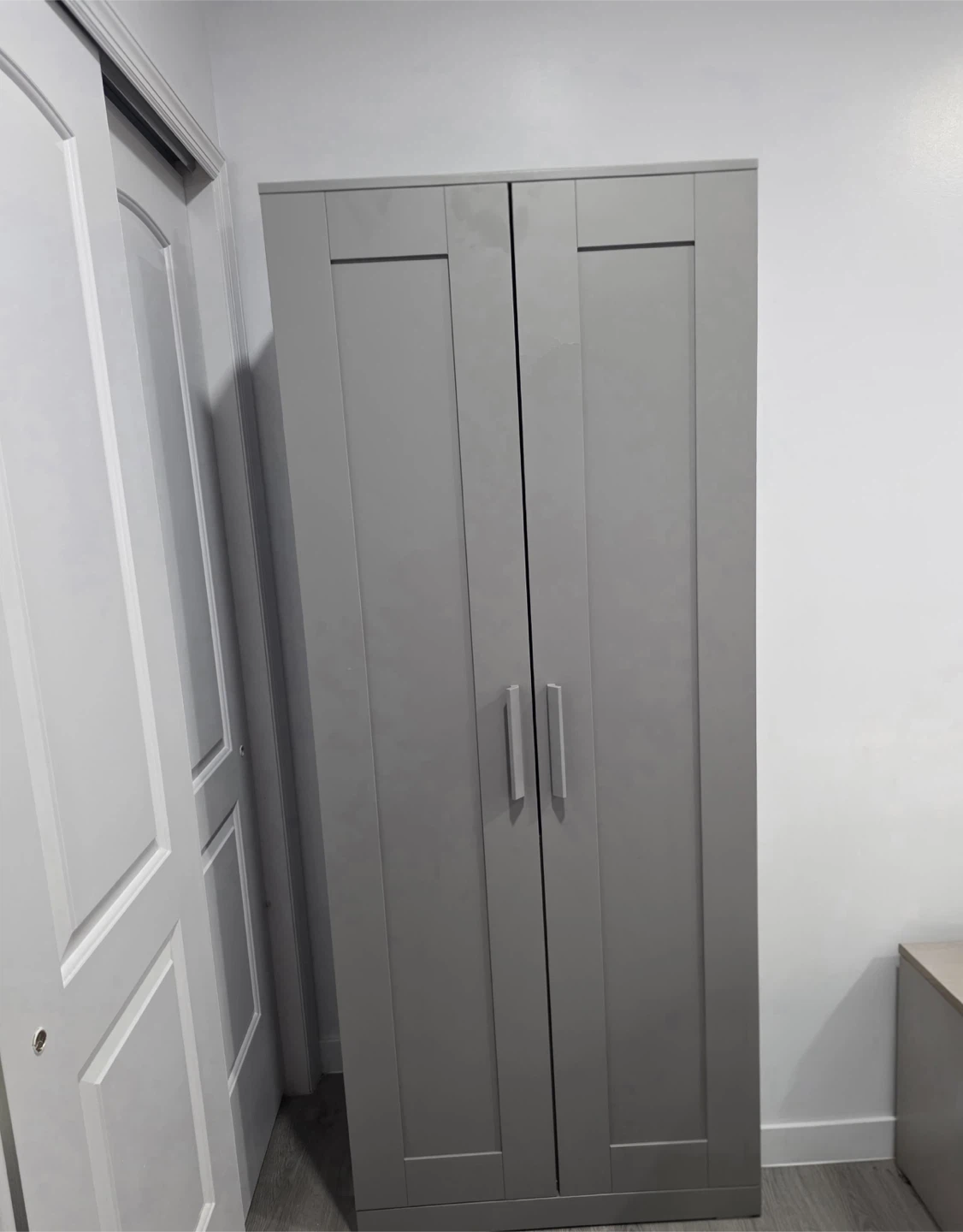 IKEA BRIMNES Wardrobe - Gray