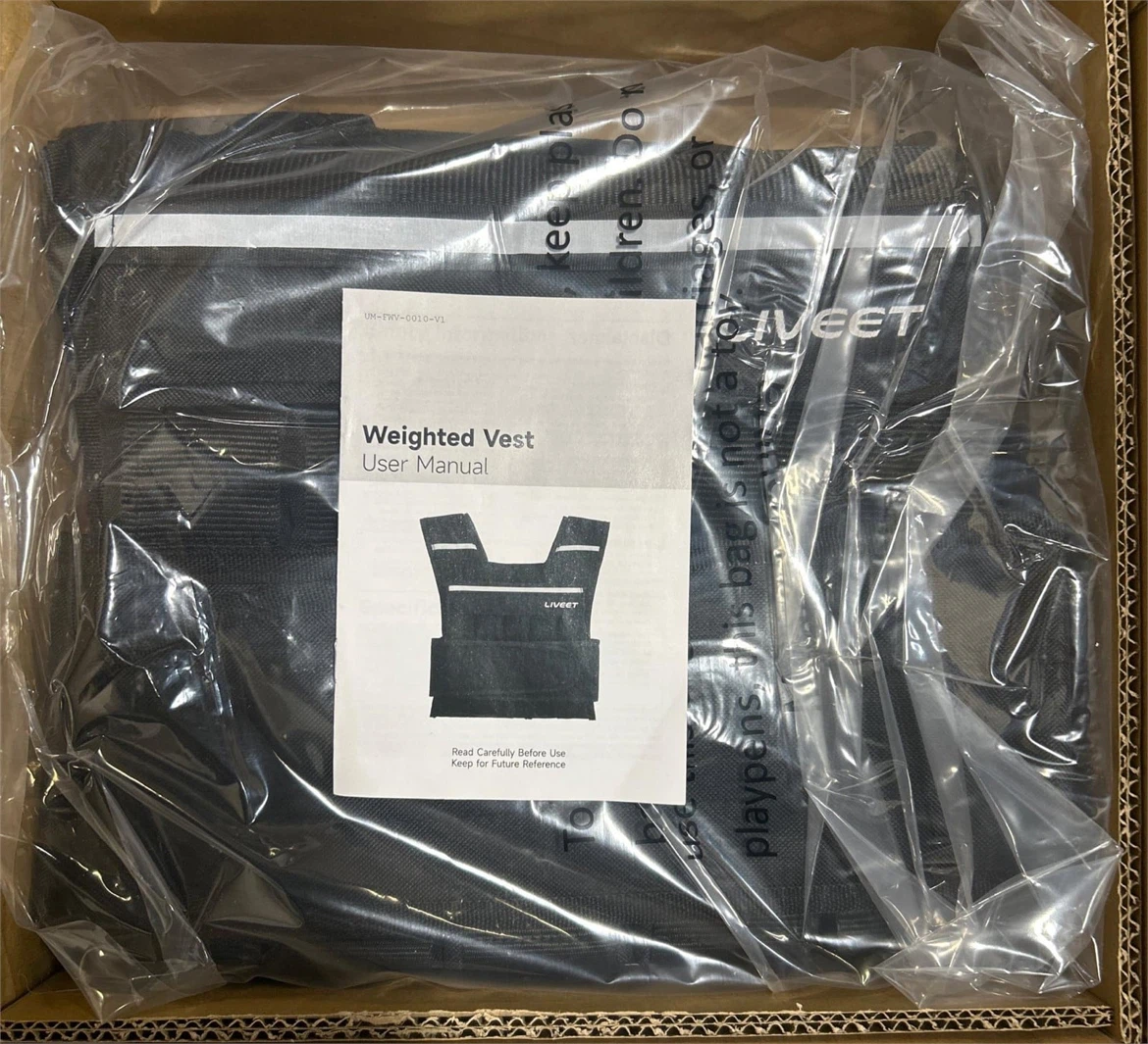 LIVEET 20LB Adjustable Weighted Vest - photo 4