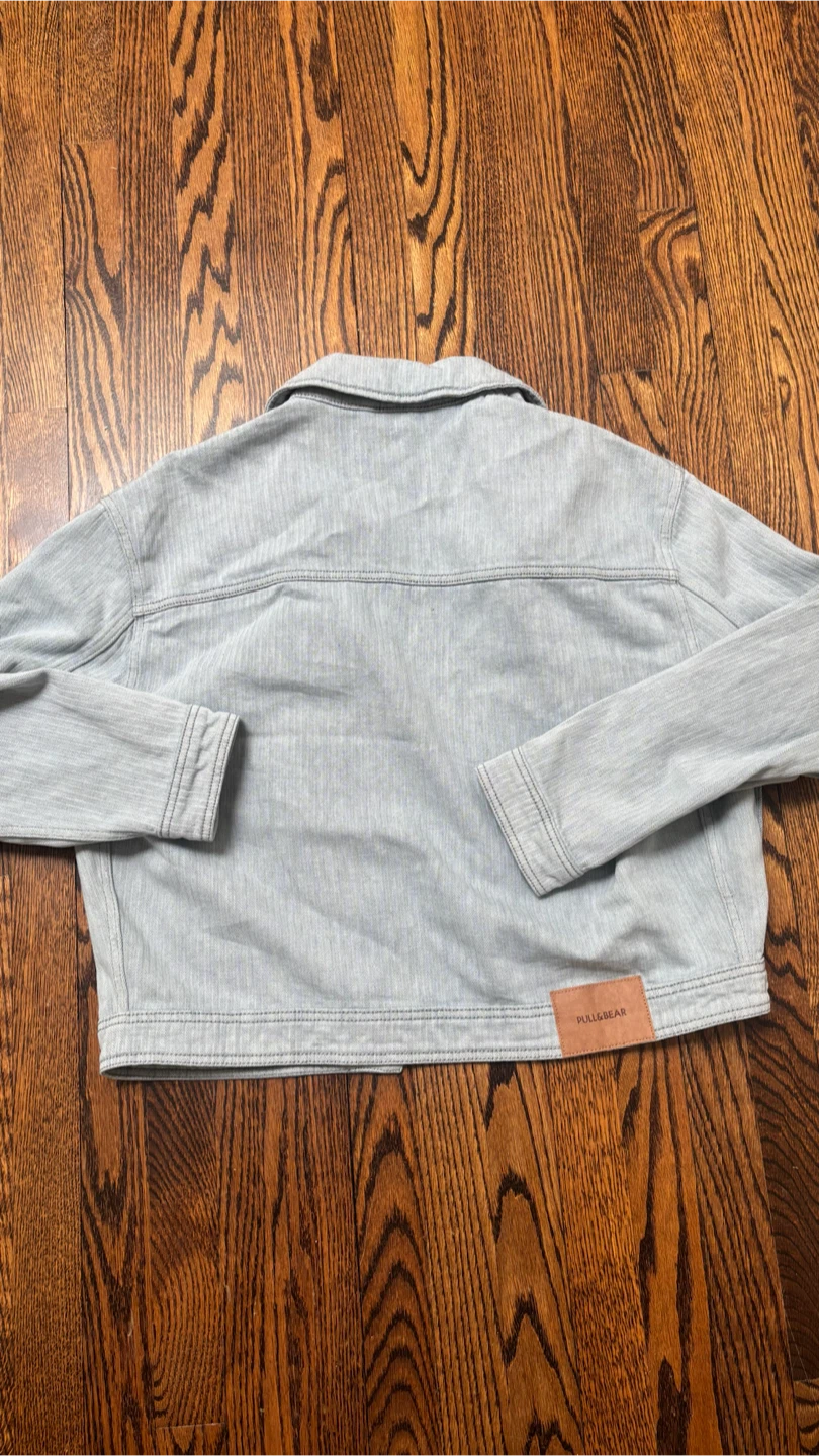 PULL&BEAR Light Wash Denim Jacket - photo 3