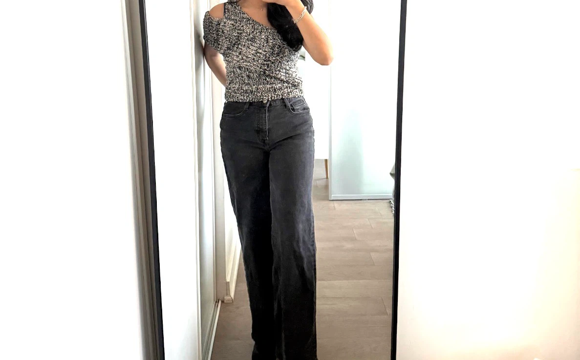 ZARA Black & White Knit Top - photo 3